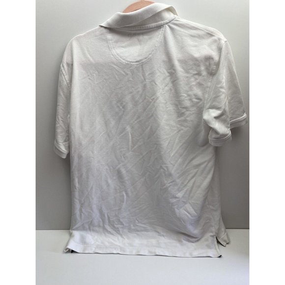 izod Polo Shirt Mens White Golf T-Shirt Collared Size Large, New - Picture 9 of 12